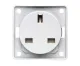 Einb.Steckd.UK230V hgr.lo