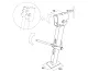 Fahrzeugstütze Jack 39-55cm