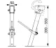 Fahrzeugstütze Jack 39-55cm