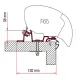 Fiamma Kit Caravan Standard Markisenadapter für F80 - 340cm