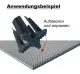Flaschen- und Glashalter für Noppenplatte - Aufstecken, anpassen, fertig!
