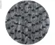 Flauschvorhang 56x185 Grau/Schwarz