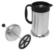 French Press Kaffeebereiter Cafeterie silber 1,0 Liter, Edelstahl