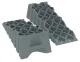 Hochleistungs-Stufenkeilsystem Fiamma, grau mit Tasche, 5t pro Achse