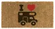 Kokosmatte 50x25cm - mit Druck "Reisemobil"