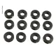 Kunststoff-Ösen 15 mm, 12 Stück