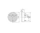LED-Blinkleuchte Kat1+2 12V, 3W IP67 500 mm Kabel klar