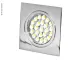 LED Spot 12V, 1,6W, 24LED, chrom