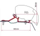 Markisen-Adapter für F 65S Renault Master / Opel Movano ab Bj. 2010 für L2-H2