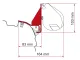 Markisen-Adapter für Fiamma F35pro/F45s VW T5/T6/T6.1 mit Reimo Multirail - abnehmbar