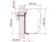 Markisen-Wandadapter- Kit F45