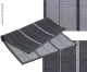 Markisenteppich VILLA GREY 3x4,4m, PP, inkl. Transporttasche