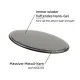Metall-Pad 'SUPERSTRONG' Ø8cm black, magnetisch, Neodym-Magnet, 1 Stk. Aus massivem Metall