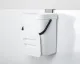 Mülleimer 3 Liter weiß
