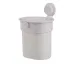 Mülleimer mit Saugnapf, weiß, bis 3kg, Push-Button