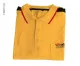 Polo-Shirt gelb mit Brusttasche und Logo
