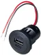 Power USB-C/-A Doppelsteckdose PD/QC, 1x USB-A / 1x USB-C