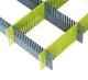 Purvario Stauleisten 8er-Pack, für Schubladen (grau+lime)