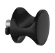 Push-Lock Set rund - Vernickelt, feingeschliffen