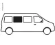 Schiebefenster Fiat Ducato ab Bj. 07, 1360x665, Mitte links, Carbest Fenster