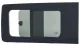 Schiebefenster VW Caddy Maxi hin.links, 830x470cm ab Bj.2021, Echtglas