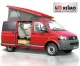 Schlafdach Superflach für VW T5/T6/T6.1 Transporter / Kurzer Radstand / Hinten hoch