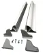 Solar-Panel-Montagespoiler Set Breite bis 550mm weiß