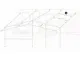 Spannstange/Dachauflagenstange Alu 160-260cm, 3-teilig