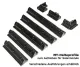 Spoilerprofil-Set MT-SP53, 2 Stück a 530mm, PUR