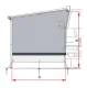 Sun View Side VAN - Schatten spendendes Seitenteil aus Gittergewebe