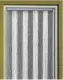 Türvorhang KORDA 60 x 190cm /weiss, grau