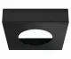 Unterbaugehäuse quadratisch für 83580, schwarz matt, 65x65x15,6mm
