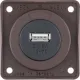 USB-Einbaubuchse, braun matt, 12V, 3A Ausgangsstrom