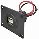USB-Einbaudose 12-24/5V mit USB 3A