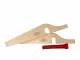 Wäscheleinenhalter 25m, 15 mm Sperrholz für Caravan waagrecht