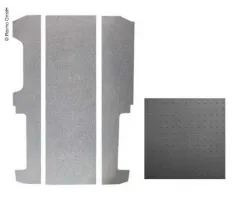 Bodenplatte VW T6/T5 KR V3000 3-teilig, 997 mm Dekor Quad VW Einstiegsleiste