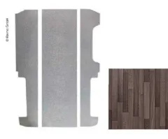 Bodenplatte VW T6/T5 LR V3000 3-teilig, 651 mm Schienenbst. Dekor Schiffsboden