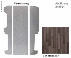 Bodenplatte VW T6/T5 LR V3000 3-teilig, 997mm Dekor Schiffsboden VW Einstiegsle