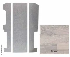 Bodenplatte VW T6/T5 LR V3000 3-tlg.826 mm Dekor Tessin Rechtsl. VW Einstiegsti