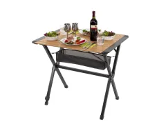 Bambus-Rolltisch MENDOZA 80 - 80x60 cm