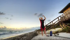 Campingdusche mit 12 l Wassertank