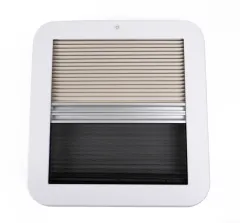 Carbest Dachhaube 40x40cm hellgrau getönt für Wohnmobil, Camper, Campingbus