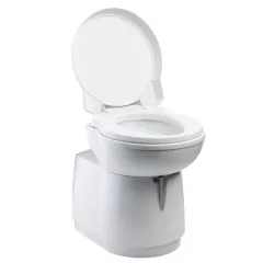 Cassettentoilette C263-CS - Spülung elektrisch - Weiß
