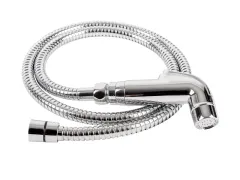 Duschset CHROM mit 1,5m Schlauch + Wandhalterung, 1/2