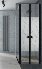 Duschtür 2 Flügel PMMA, 650x1800mm