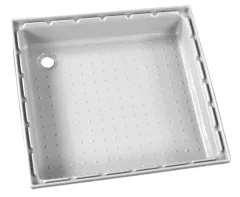 Duschwanne - 650 x 650 mm - Weiß
