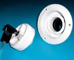 Einfüllstutzen - Kurz - Weiß - 40 mm Anschluss - Lose