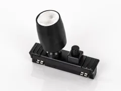 Ergänzungsspot mit Schalter für Stromschienensystem 832785 / 832786 - Schwarz lackiert
