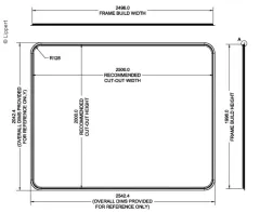 Euro Slide Rahmen 2500x2000