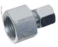 Gerade Aufschraub-Verschraubung - 8 mm und 1/2